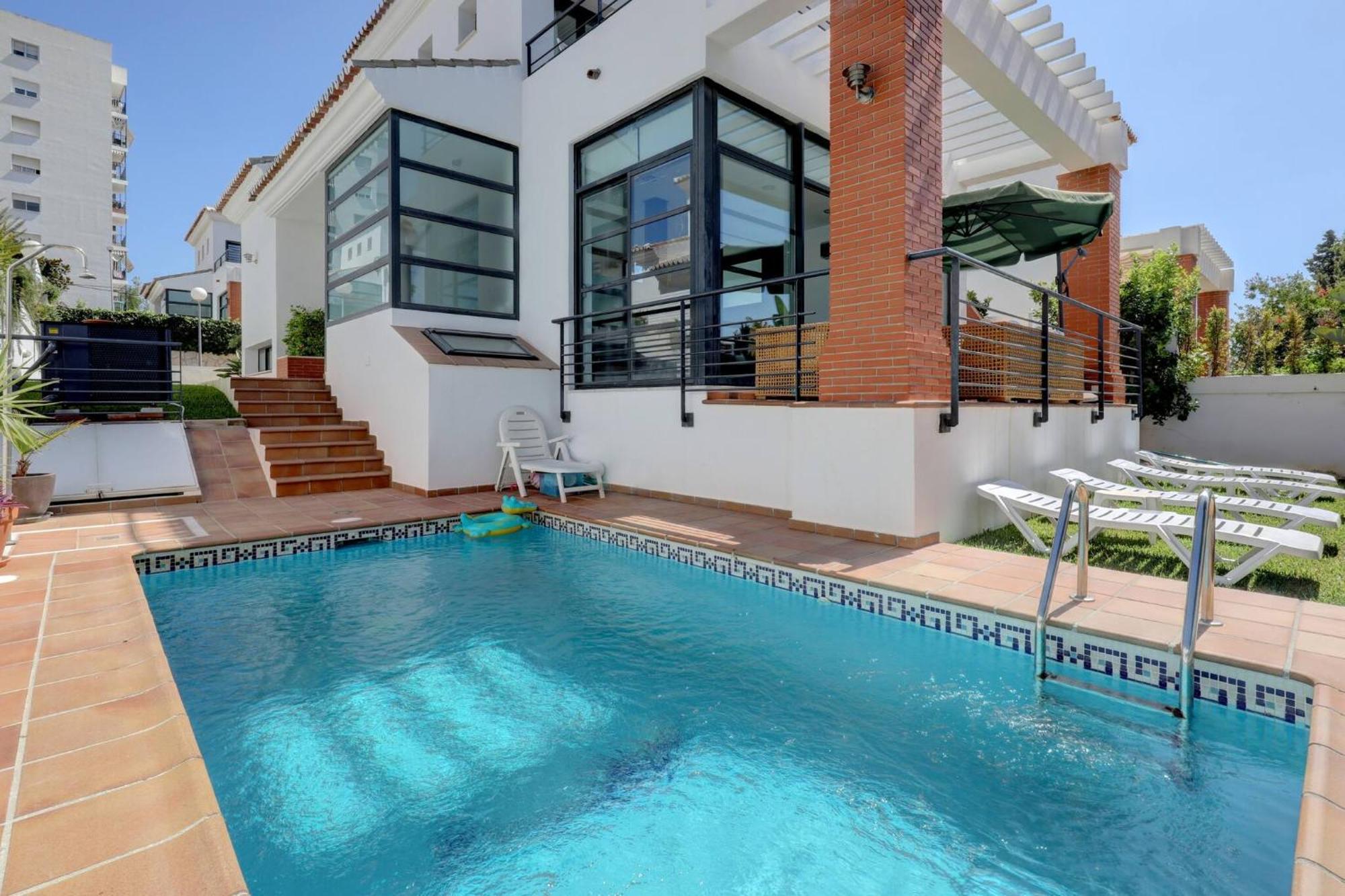 011 Bright And Spacious Villa With Private Pool Benalmádena Dış mekan fotoğraf